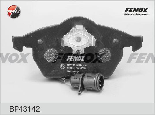 Fenox BP43142 - Brake Pad Set, disc brake car-mod.net