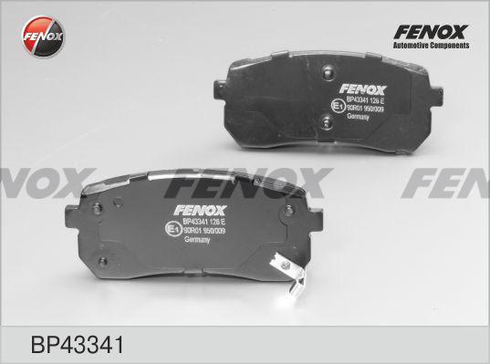 Fenox BP43341 - Brake Pad Set, disc brake car-mod.net