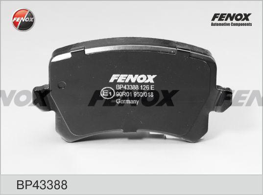 Fenox BP43388 - Brake Pad Set, disc brake car-mod.net