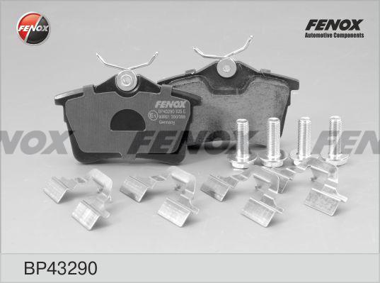 Fenox BP43290 - Brake Pad Set, disc brake car-mod.net