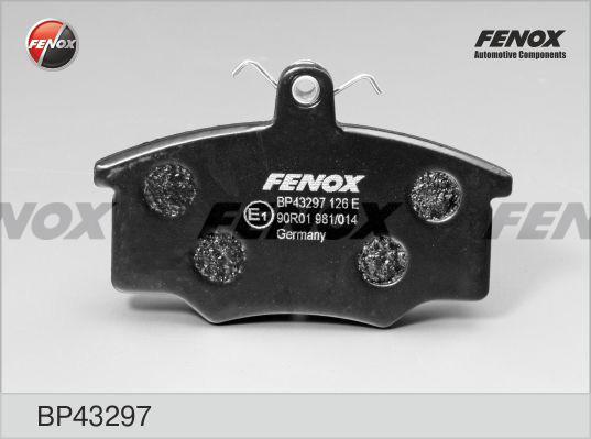 Fenox BP43297 - Brake Pad Set, disc brake car-mod.net