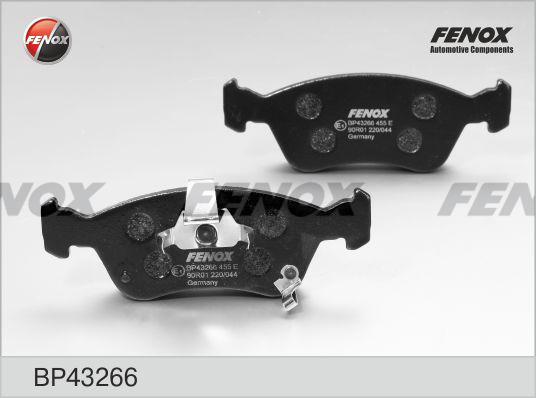 Fenox BP43266 - Brake Pad Set, disc brake car-mod.net