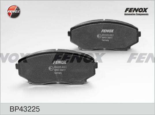 Fenox BP43225 - Brake Pad Set, disc brake car-mod.net