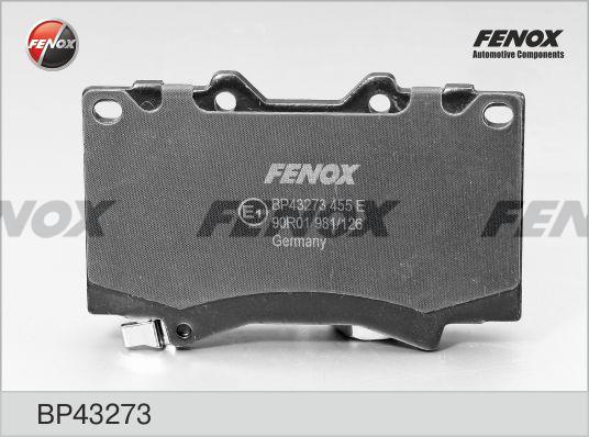 Fenox BP43273 - Brake Pad Set, disc brake car-mod.net