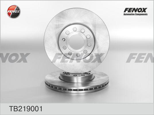 Fenox TB219001 - Brake Disc car-mod.net