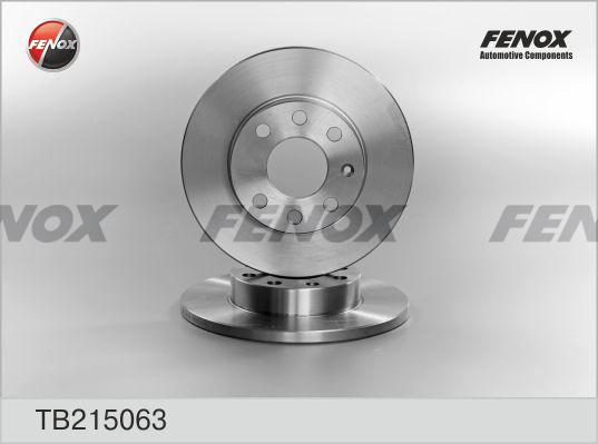 Fenox TB215063 - Brake Disc car-mod.net