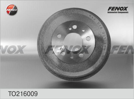 Fenox TO216009 - Brake Drum car-mod.net