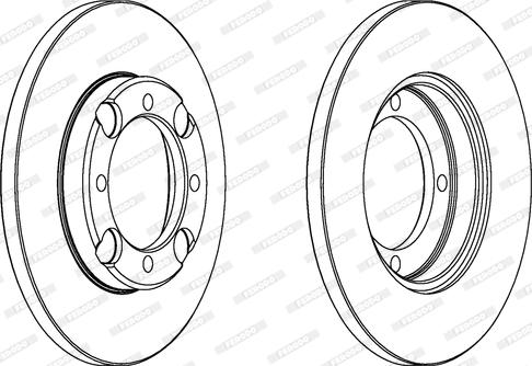 Ferodo DDF947 - Brake Disc car-mod.net