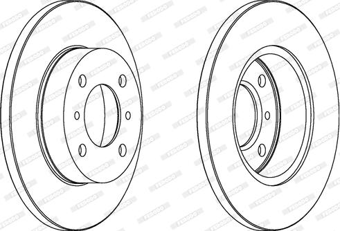Ferodo DDF988 - Brake Disc car-mod.net