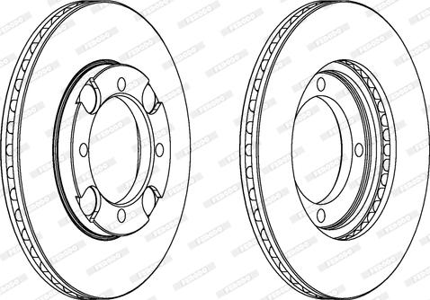 Ferodo DDF692 - Brake Disc car-mod.net