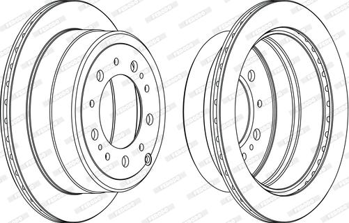 Ferodo DDF1597C-1-D - Brake Disc car-mod.net