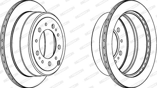 Ferodo DDF1597 - Brake Disc car-mod.net