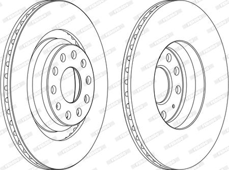 Ferodo DDF1503C - Brake Disc car-mod.net