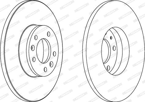 Ferodo DDF1602C - Brake Disc car-mod.net