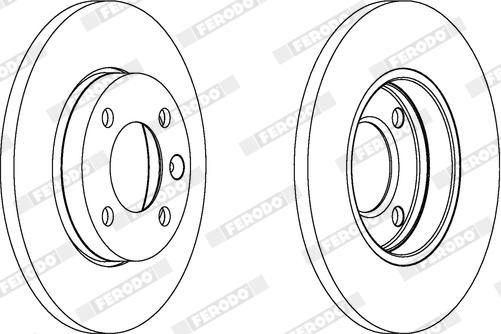 Ferodo DDF103X - Brake Disc car-mod.net