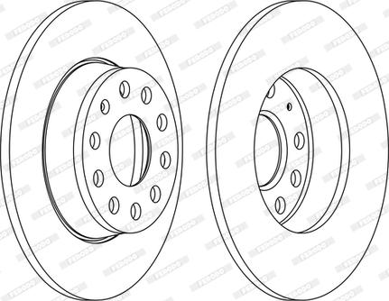 Ferodo DDF1895C-D - Brake Disc car-mod.net