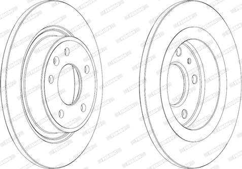 Ferodo DDF1871 - Brake Disc car-mod.net