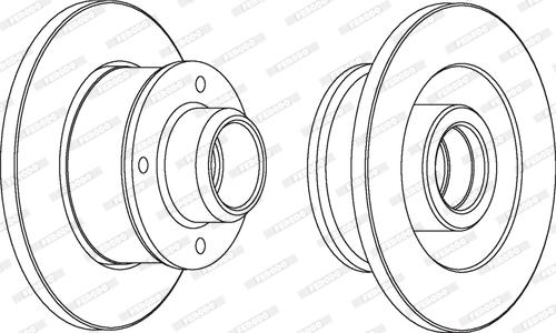 Ferodo DDF137 - Brake Disc car-mod.net