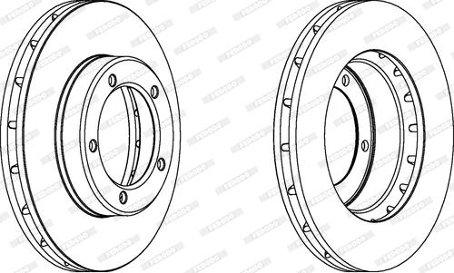Ferodo DDF121-1 - Brake Disc car-mod.net