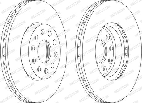 Ferodo DDF1218C-D - Brake Disc car-mod.net