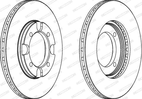 Ferodo DDF293 - Brake Disc car-mod.net