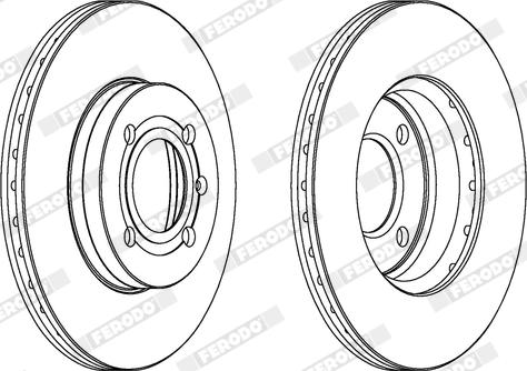Ferodo DDF207X - Brake Disc car-mod.net