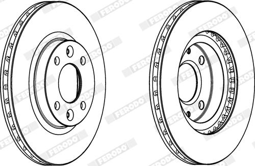 Ferodo DDF2327 - Brake Disc car-mod.net