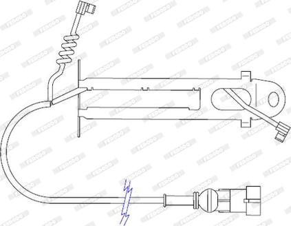 Ferodo FAI126 - Warning Contact, brake pad wear car-mod.net