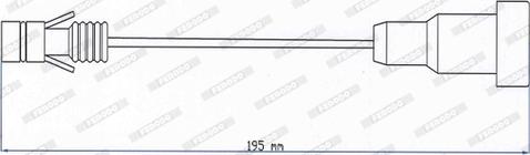 Ferodo FAI203 - Warning Contact, brake pad wear car-mod.net