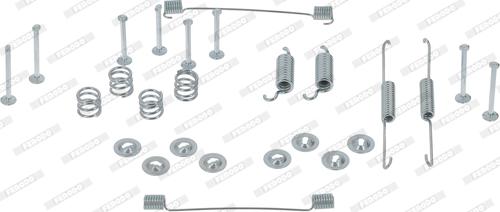 Ferodo FBA4 - Accessory Kit, brake shoes car-mod.net