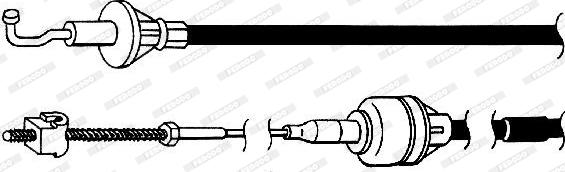 Ferodo FCC421116 - Clutch Cable car-mod.net