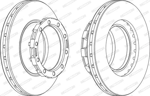 Ferodo FCR168A - Brake Disc car-mod.net