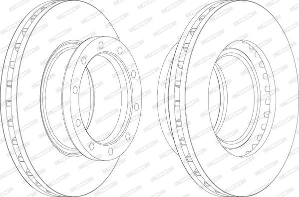 Ferodo FCR167A - Brake Disc car-mod.net