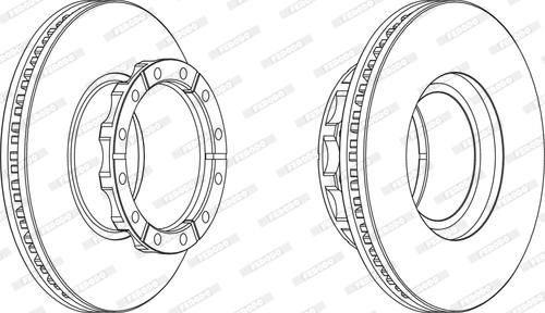 Ferodo FCR173A - Brake Disc car-mod.net