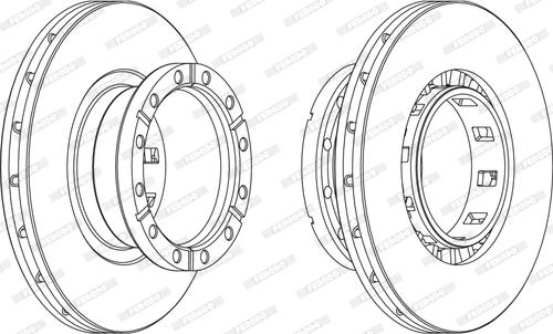 Ferodo FCR318A - Brake Disc car-mod.net