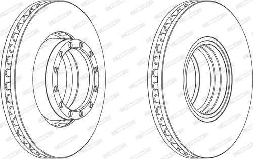 Ferodo FCR251A - Brake Disc car-mod.net