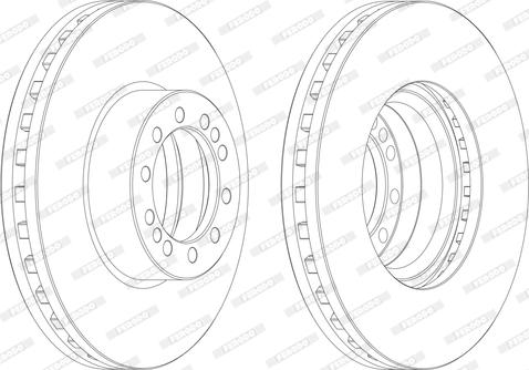 Ferodo FCR257A - Brake Disc car-mod.net