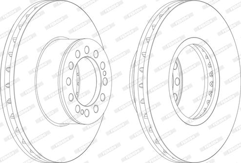 Ferodo FCR214A - Brake Disc car-mod.net