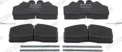 Ferodo FCV4254B - Brake Pad Set, disc brake car-mod.net
