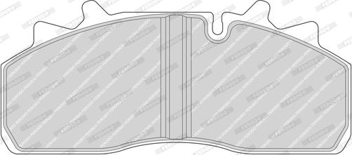 Ferodo FCV1963 - Brake Pad Set, disc brake car-mod.net