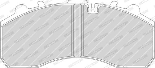 Ferodo FCV1914FE - Brake Pad Set, disc brake car-mod.net