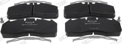 Ferodo FCV1989B - Brake Pad Set, disc brake car-mod.net