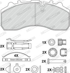 Ferodo FCV1373DFE - Brake Pad Set, disc brake car-mod.net