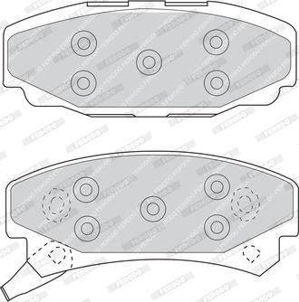Ferodo FDB921 - Brake Pad Set, disc brake car-mod.net