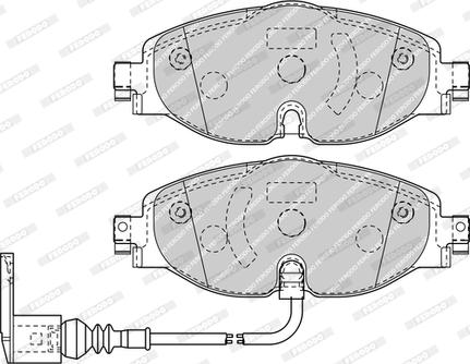 Ferodo FDB4433-D - Brake Pad Set, disc brake car-mod.net