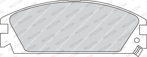 Ferodo FDB454 - Brake Pad Set, disc brake car-mod.net