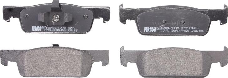 Ferodo FDB4615 - Brake Pad Set, disc brake car-mod.net