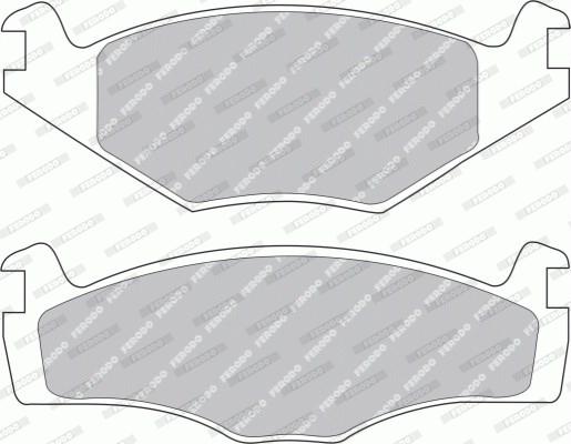 Ferodo FDB419G - Brake Pad Set, disc brake car-mod.net