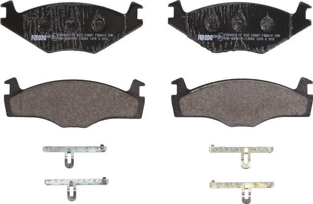 Ferodo FDB419 - Brake Pad Set, disc brake car-mod.net