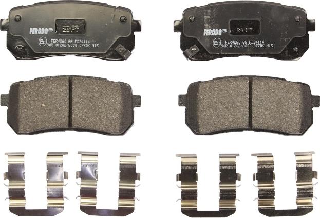 Ferodo FDB4114 - Brake Pad Set, disc brake car-mod.net